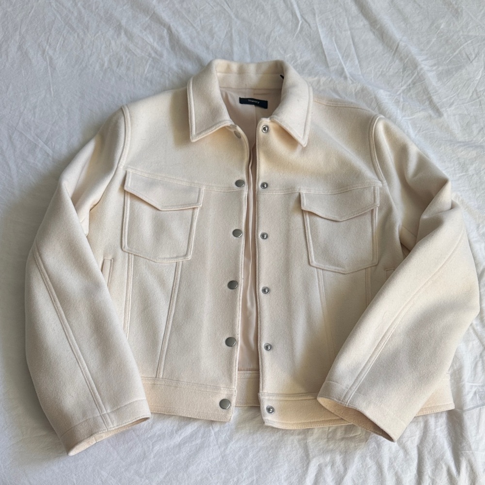 Theory Wool & Cashmere Jacket - Picture 3 of 6